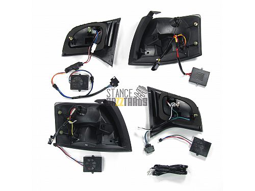 Фонари (фары) задние светодиодные (LED) Jom Audi A4 Avant B7 (2004-2008) New Design темно-красные, 82928 Фонари (фары) задние светодиодные (LED) Jom Audi A4 Avant B7 (2004-2008) New Design темно-красные, 82928