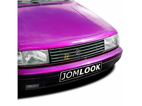 Решетка радиатора без значка JOM Volkswagen Polo 2 поколение (MK2) (86С) (1981-1994) черная (ABS пластик), 867853653JOE