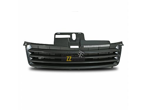 Решетка радиатора без значка JOM Volkswagen Polo 4 поколение (MK4) (9N) (2001-) черная (ABS пластик), 9N0853653OE