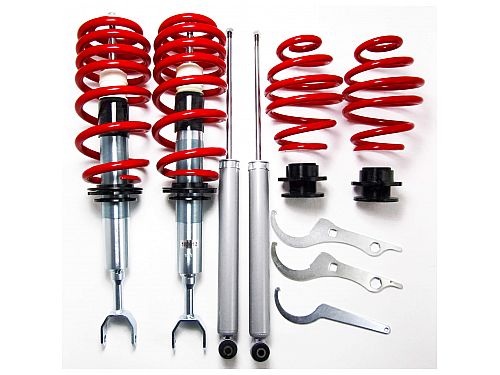 Винтовая подвеска (койловеры) JOM Redline Skoda Superb 1 поколение (3U) (2001-2008) (с сертификатом) с регулировками высоты, GF200111