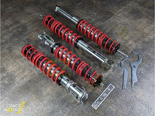 Комплект винтовой подвески (койловеров) JOM Redline Volkswagen Golf 3 поколение (MK3) (1H, 1HXO) 1991-1997, вкл Cabrio (1EXO), VR6, кроме 4Motion/Variant с регулировками высоты, GF200116