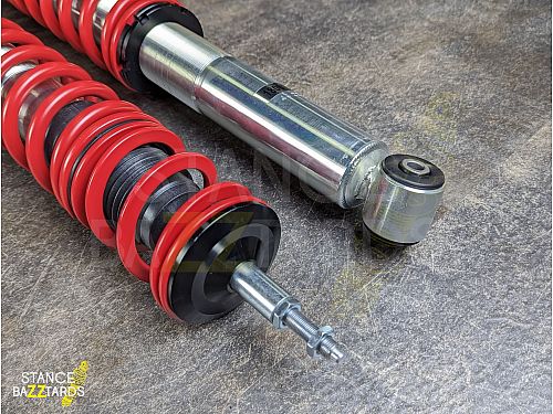 Комплект винтовой подвески (койловеров) JOM Redline Volkswagen Golf 3 поколение (MK3) (1H, 1HXO) 1991-1997, вкл Cabrio (1EXO), VR6, кроме 4Motion/Variant с регулировками высоты, GF200116 Комплект винтовой подвески (койловеров) JOM Redline Volkswagen Golf 3 поколение (MK3) (1H, 1HXO) 1991-1997, вкл Cabrio (1EXO), VR6, кроме 4Motion/Variant с регулировками высоты, GF200116