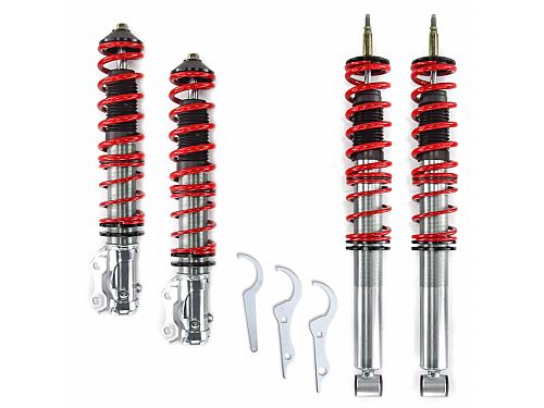 Винтовая подвеска (койловеры) JOM Redline Opel Corsa E (двиг 1.0 Turbo/ 1.4 16v/ 1.3 CDTi) (2014-) (с сертификатом) с регулировками высоты, GF200144