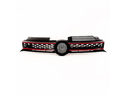 Передняя решетка JOM VW Golf MK6 GTI с прорезью для эмблемы (2008-2012), 1L0853653GME