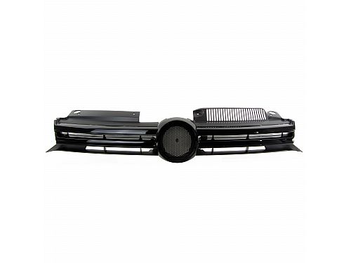 Передняя решетка JOM VW Golf MK6 с прорезью для эмблемы (2008-2012), 1L0853653JME Передняя решетка JOM VW Golf MK6 с прорезью для эмблемы (2008-2012), 1L0853653JME
