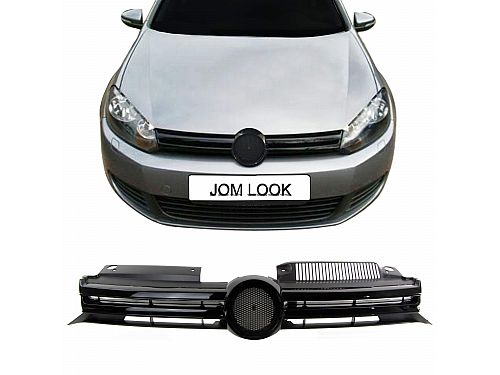 Передняя решетка JOM VW Golf MK6 с прорезью для эмблемы (2008-2012), 1L0853653JME Передняя решетка JOM VW Golf MK6 с прорезью для эмблемы (2008-2012), 1L0853653JME