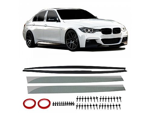 Боковые юбки (пороги) JOM BMW 3 серии F30 (2011-2019), 20777-2