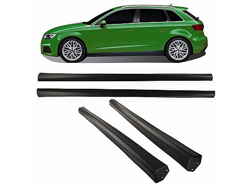 Боковые юбки (пороги) JOM Audi A3 8V рестайл. (Sportback) (2016-2020), 20781