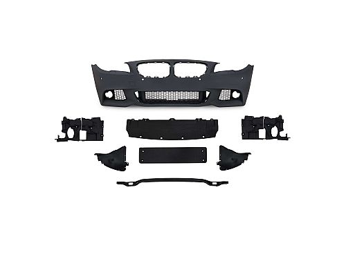 Передний бампер JOM BMW 5 серии F10/F11 sport style с крышками противотуманных фар (2010-2015), 5111291-2JOM Передний бампер JOM BMW 5 серии F10/F11 sport style с крышками противотуманных фар (2010-2015), 5111291-2JOM — фото 2