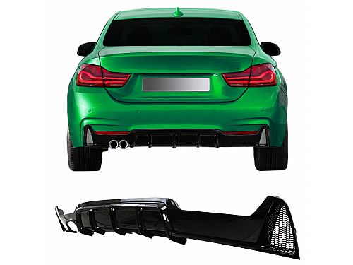 Задняя юбка (обвес) JOM BMW 4 серии F32/F33/F36 Купе/Кабриолет/Гран-купе (2013-2021), 5111335JOM