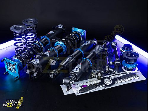 Комплект винтовой подвески (койловеров) LinesRacing Ford Mustang 5 поколение (MK5) (2005-2014) с регулировками высоты (фултап), жесткости (36 регулировок), развала, SD-160