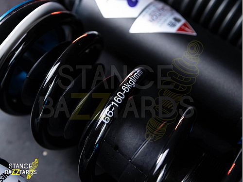 Комплект винтовой подвески (койловеров) LinesRacing Volkswagen Polo 5 поколение (6R) (2009-2020) с регулировками высоты (фултап), жесткости (36 регулировок), развала, SD-166