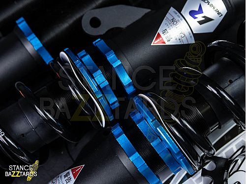 Комплект винтовой подвески (койловеров) LinesRacing Volkswagen Polo 5 поколение (6R) (2009-2020) с регулировками высоты (фултап), жесткости (36 регулировок), развала, SD-166