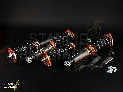 Комплект винтовой подвески (койловеров) LinesRacing Drift серия TOYOTA MARK II JZX100 (1996-2002)) с регулировками высоты (фултап), жесткости (36 регулировок), развала,  SDD-044