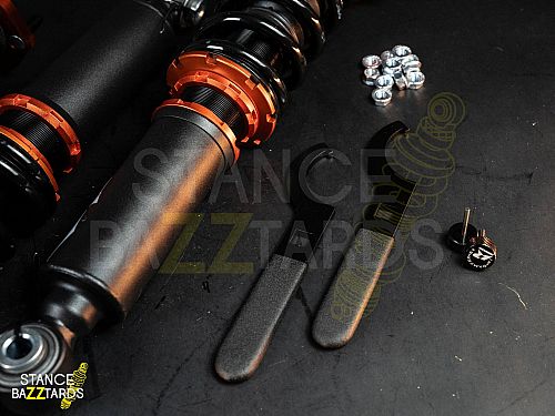 Комплект винтовой подвески (койловеров) LinesRacing Drift серия TOYOTA MARK II JZX100 (1996-2002)) с регулировками высоты (фултап), жесткости (36 регулировок), развала,  SDD-044
