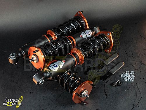 Комплект винтовой подвески (койловеров) LinesRacing Drift серия TOYOTA MARK II JZX100 (1996-2002)) с регулировками высоты (фултап), жесткости (36 регулировок), развала,  SDD-044