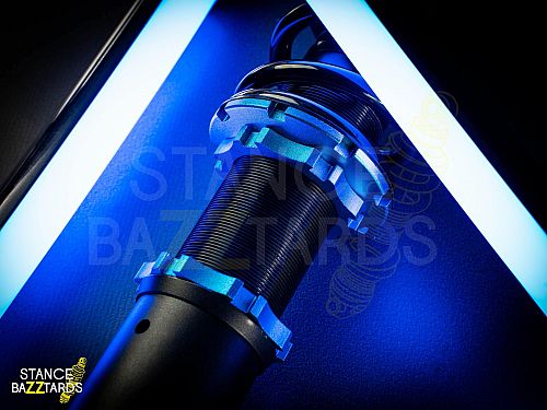Комплект винтовой подвески (койловеров) Lines Racing Honda Prelude MK5 (BA8-BB8) 1992-2001 с регулировками высоты (фултап), жесткости (36 регулировок), развала, SD-174