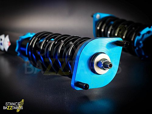 Комплект винтовой подвески (койловеров) Lines Racing Honda Prelude MK5 (BA8-BB8) 1992-2001 с регулировками высоты (фултап), жесткости (36 регулировок), развала, SD-174