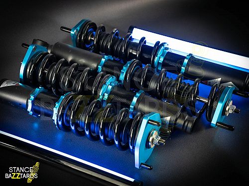 Комплект винтовой подвески (койловеров) Lines Racing Mitsubishi Eclipse (2G) 1995-1999 с регулировками высоты (фултап), жесткости (36 регулировок), развала, SD-111