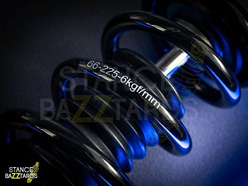 Комплект винтовой подвески (койловеров) Lines Racing Mitsubishi Eclipse (2G) 1995-1999 с регулировками высоты (фултап), жесткости (36 регулировок), развала, SD-111