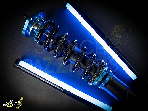 Комплект винтовой подвески (койловеров) Lines Racing Chrysler 300C (MK1) (RWD) 2005-2010 с регулировками высоты (фултап), жесткости (36 регулировок), развала, SD-197