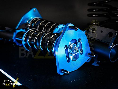 Комплект винтовой подвески (койловеров) LinesRacing Toyota Prius 5 поколение (XW60) (2022-2024) с регулировками высоты (фултап), жесткости (36 регулировок), развала, SD-243