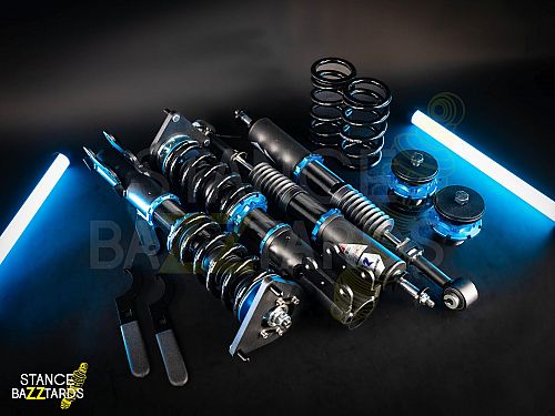 Комплект винтовой подвески (койловеров) LinesRacing Volkswagen Golf 8 поколение (MK6) (2020-2022) с 54,5-мм стойками с регулировками высоты (фултап), жесткости (36 регулировок), развала, SD-224