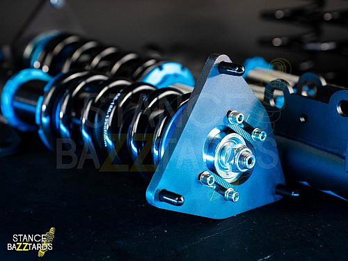 Комплект винтовой подвески (койловеров) LinesRacing Volkswagen Golf 8 поколение (MK6) (2020-2022) с 54,5-мм стойками с регулировками высоты (фултап), жесткости (36 регулировок), развала, SD-224