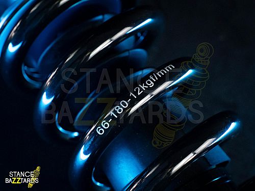 Комплект винтовой подвески (койловеров) LinesRacing Volkswagen Golf 8 поколение (MK6) (2020-2022) с 54,5-мм стойками с регулировками высоты (фултап), жесткости (36 регулировок), развала, SD-224