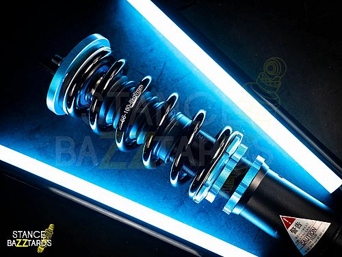 Комплект винтовой подвески (койловеров) LinesRacing Honda CR-X 1988-1992 (вилка) с регулировками высоты (фултап), жесткости (36 регулировок), развала, SD-007