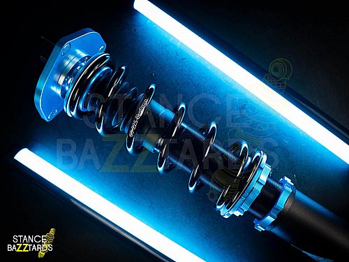 Комплект винтовой подвески (койловеров) LinesRacing Subaru Forester 1 поколение (MK1) (SF5) 1997-2002 (5x100) с регулировками высоты (фултап), жесткости (36 регулировок), развала, SD-008 Комплект винтовой подвески (койловеров) LinesRacing Subaru Forester 1 поколение (MK1) (SF5) 1997-2002 (5x100) с регулировками высоты (фултап), жесткости (36 регулировок), развала, SD-008