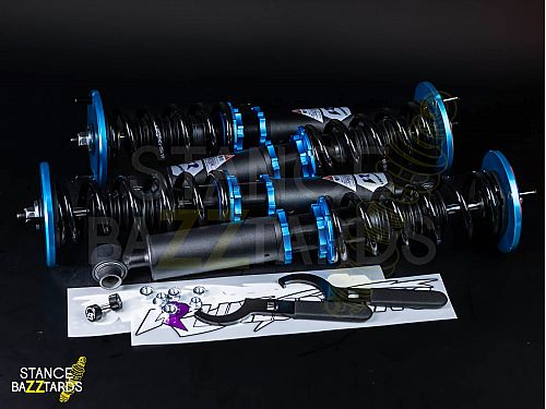 Комплект винтовой подвески (койловеров) LinesRacing Nissan SKYLINE GTS T R33 1995-1998 с регулировками высоты (фултап), жесткости (36 регулировок), развала, SD-017