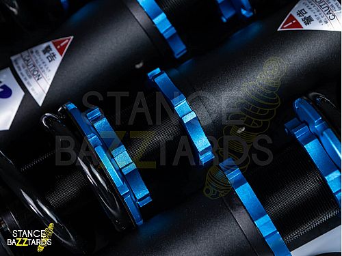 Комплект винтовой подвески (койловеров) LinesRacing Nissan SKYLINE GTS T R33 1995-1998 с регулировками высоты (фултап), жесткости (36 регулировок), развала, SD-017