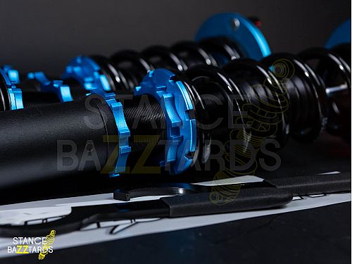 Комплект винтовой подвески (койловеров) LinesRacing Nissan SKYLINE GTS T R33 1995-1998 с регулировками высоты (фултап), жесткости (36 регулировок), развала, SD-017