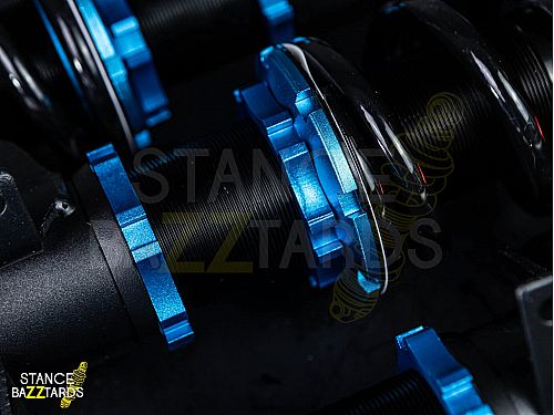 Комплект винтовой подвески (койловеров) LinesRacing Toyota COROLLA E110 (1988-1999) с регулировками высоты (фултап), жесткости (36 регулировок), развала, SD-025