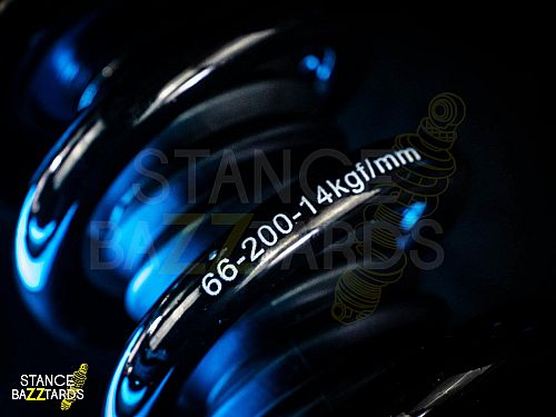 Комплект винтовой подвески (койловеров) LinesRacing Honda Acccord 7 поколение (MK7) (2002-2008) с регулировками высоты (фултап), жесткости (36 регулировок), развала,  SD-033