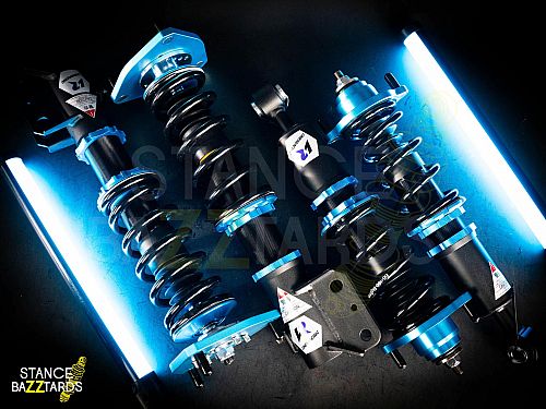 Комплект винтовой подвески (койловеров) LinesRacing Mitsubishi LANCER 9 поколение (CS, CT) (2000-2010) с регулировками высоты (фултап), жесткости (36 регулировок), развала,  SD-003