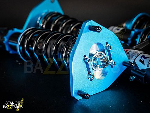 Комплект винтовой подвески (койловеров) LinesRacing Mitsubishi LANCER 9 поколение (CS, CT) (2000-2010) с регулировками высоты (фултап), жесткости (36 регулировок), развала,  SD-003
