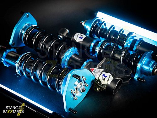 Комплект винтовой подвески (койловеров) LinesRacing Mitsubishi LANCER 9 поколение (CS, CT) (2000-2010) с регулировками высоты (фултап), жесткости (36 регулировок), развала,  SD-003