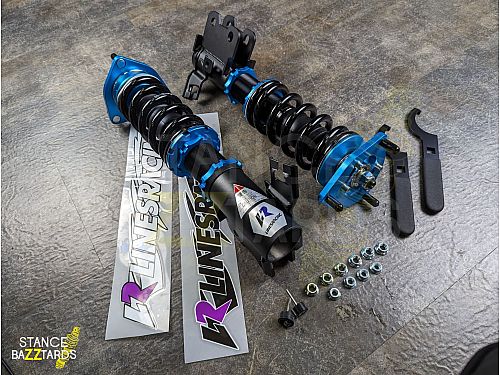 Комплект винтовой подвески (койловеров) LinesRacing Nissan 240SX S14 1995-1998 с регулировками высоты (фултап), жесткости (36 регулировок), развала, SD-015 Комплект винтовой подвески (койловеров) LinesRacing Nissan 240SX S14 1995-1998 с регулировками высоты (фултап), жесткости (36 регулировок), развала, SD-015
