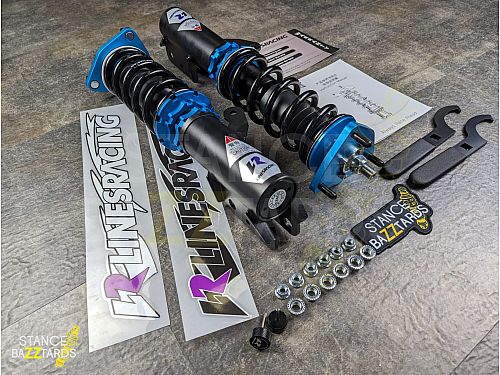 Комплект винтовой подвески (койловеров) LinesRacing TOYOTA Celica 6 поколение (MK6) (ST205) (1993-1999) (Superstrut, сварка) с регулировками высоты (фултап), жесткости (36 регулировок), развала,  SD-027