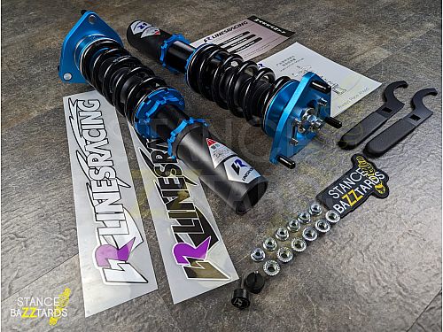 Комплект винтовой подвески (койловеров) LinesRacing TOYOTA Celica 6 поколение (MK6) (ST205) (1993-1999) (Superstrut, сварка) с регулировками высоты (фултап), жесткости (36 регулировок), развала,  SD-027