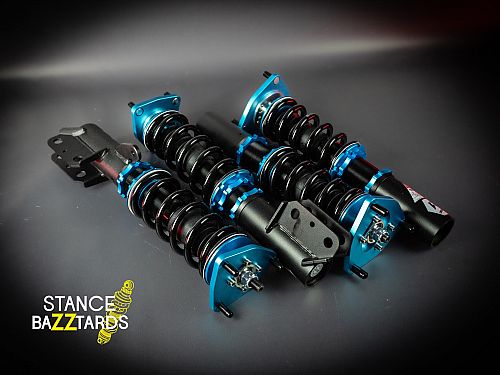 Комплект винтовой подвески (койловеров) LinesRacing TOYOTA Celica 6 поколение (MK6) (ST205) (1993-1999) (Superstrut, сварка) с регулировками высоты (фултап), жесткости (36 регулировок), развала,  SD-027