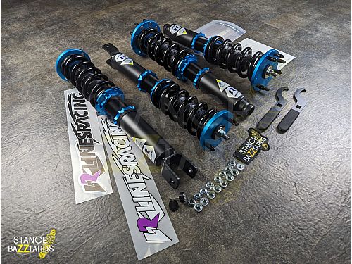 Комплект винтовой подвески (койловеров) LinesRacing Honda Accord 8 поколение (MK8) (2007-2012) с регулировками высоты (фултап), жесткости (36 регулировок), развала, SD-034
