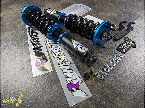 Комплект винтовой подвески (койловеров) LinesRacing Honda Accord 8 поколение (MK8) (2007-2012) с регулировками высоты (фултап), жесткости (36 регулировок), развала, SD-034