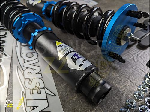 Комплект винтовой подвески (койловеров) LinesRacing Honda Accord 8 поколение (MK8) (2007-2012) с регулировками высоты (фултап), жесткости (36 регулировок), развала, SD-034
