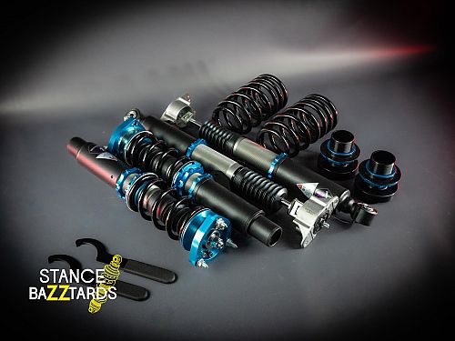 Комплект винтовой подвески (койловеров) LinesRacing Ford Focus 1 поколение (MK1) (1998-2004) с регулировками высоты (фултап), жесткости (36 регулировок), развала,  SD-041