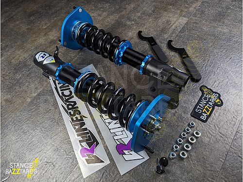 Комплект винтовой подвески (койловеров) LinesRacing Subaru Impreza 3 поколение (MK3) 2007-2011 (разболтовка 5x100) с регулировками высоты (фултап), жесткости (36 регулировок), развала, SD-066 Комплект винтовой подвески (койловеров) LinesRacing Subaru Impreza 3 поколение (MK3) 2007-2011 (разболтовка 5x100) с регулировками высоты (фултап), жесткости (36 регулировок), развала, SD-066