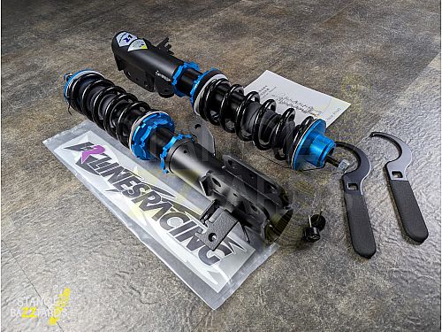 Комплект винтовой подвески (койловеров) LinesRacing Honda Fit (2009-2014) с регулировками высоты (фултап), жесткости (36 регулировок), развала, SD-110