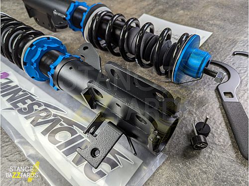 Комплект винтовой подвески (койловеров) LinesRacing Honda Fit (2009-2014) с регулировками высоты (фултап), жесткости (36 регулировок), развала, SD-110